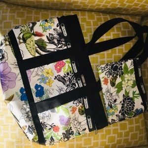 🦋LeSportsac Hummingbird Tote & Accessories Bag🦋